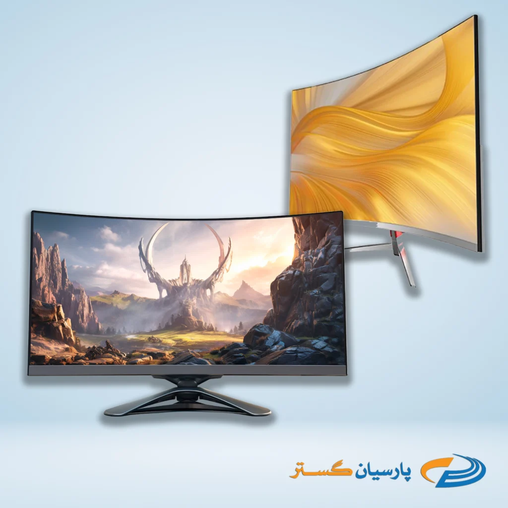 مانیتورهای با صفحه نمایش خمیده